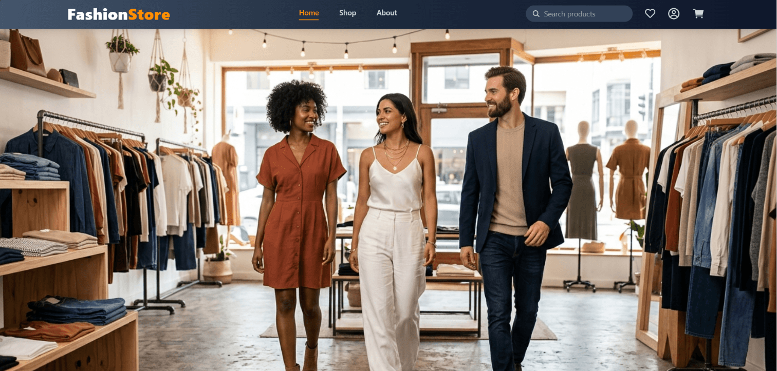 E-Commerce Clothes Website